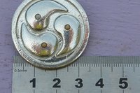BDSM Brooch, 3 cm across