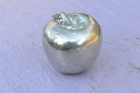 Apple Figurine – Art with a Tempting Twist. Hand Cast Pewter.