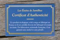 BDSM Salope, Jeton Érotique BDSM, Accessoires BDSM, Jeton de Soumise, Fait à la Main en Etain, par William Sturt des Etains de Jumilhac