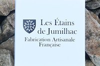 Bracelet en étain pour les noces de 10 Ans (noces d'étain); Gravure "Dix Ans"; taille et couleur personnalisables